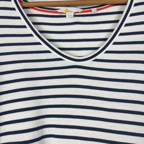 Boden Women's Imogen Jersey Striped Modal Cotton‎ Dress Size 8P - Picture 4 of 7